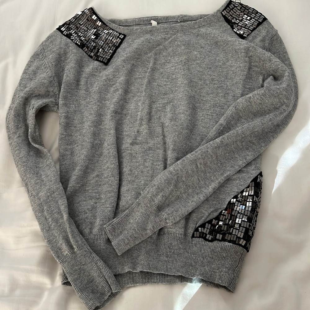 LA Made Women’s Sequin Sweater Top